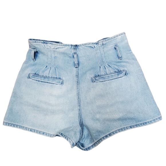 American Eagle Outfitters Light Blue High Waist Shorts - Picture 4 of 4